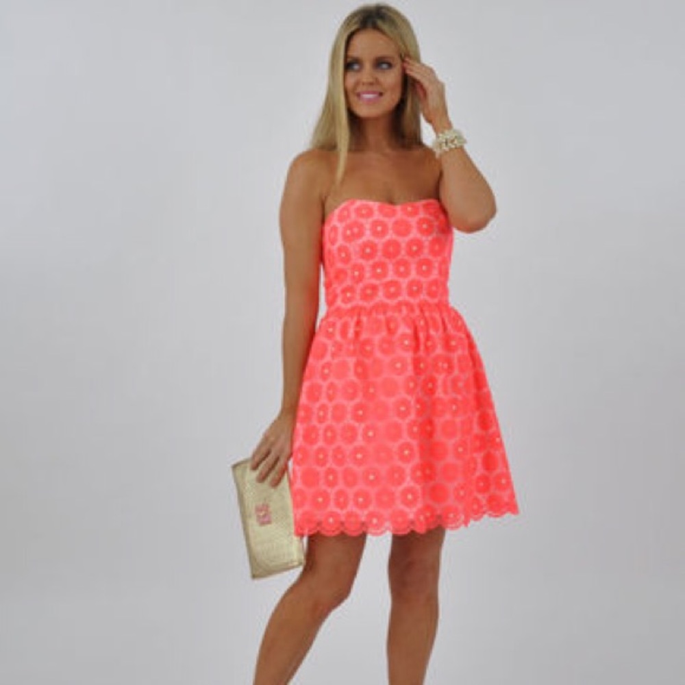Lilly Pulitzer Payton Dress in Fiesta Pink size 4